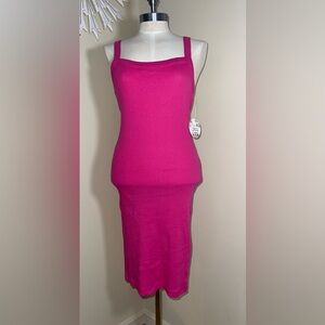 Jolie & Joy Pink Sleeveless Bodycon Dress M